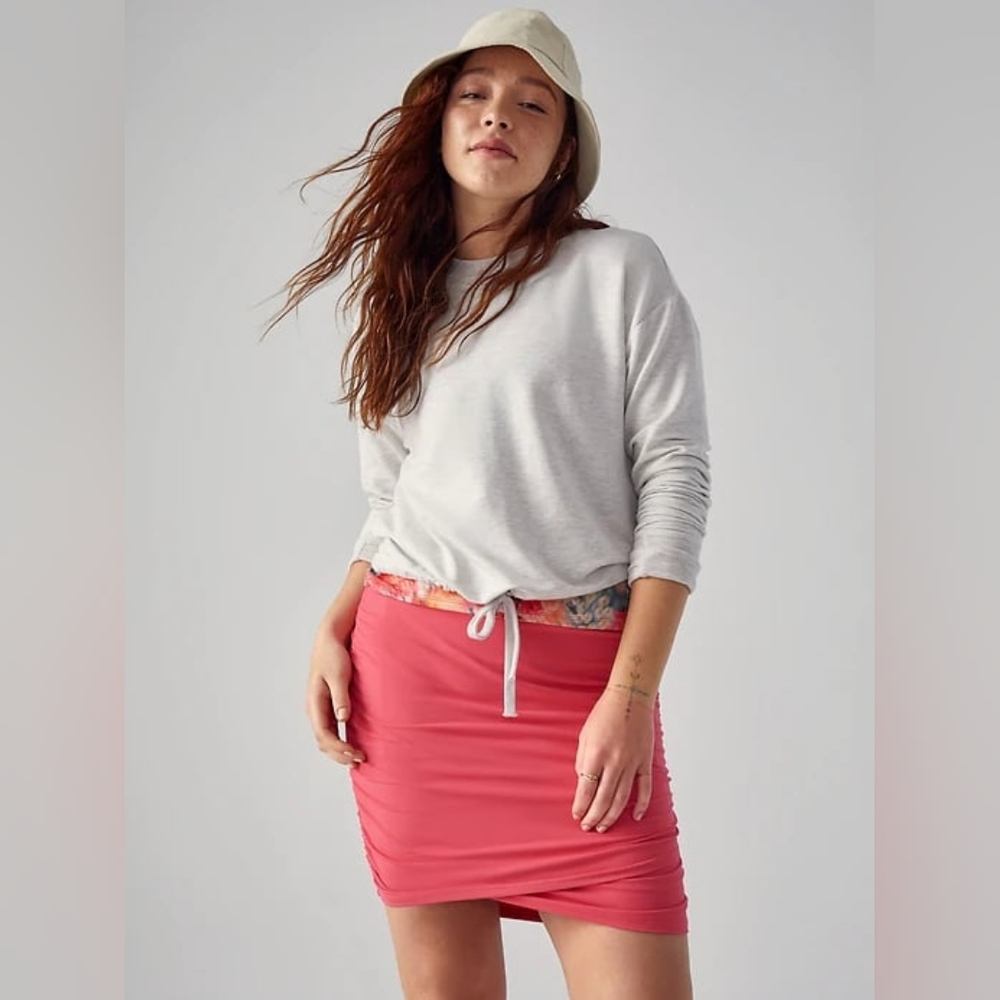 Athleta Transcend Skort in Coral Petal